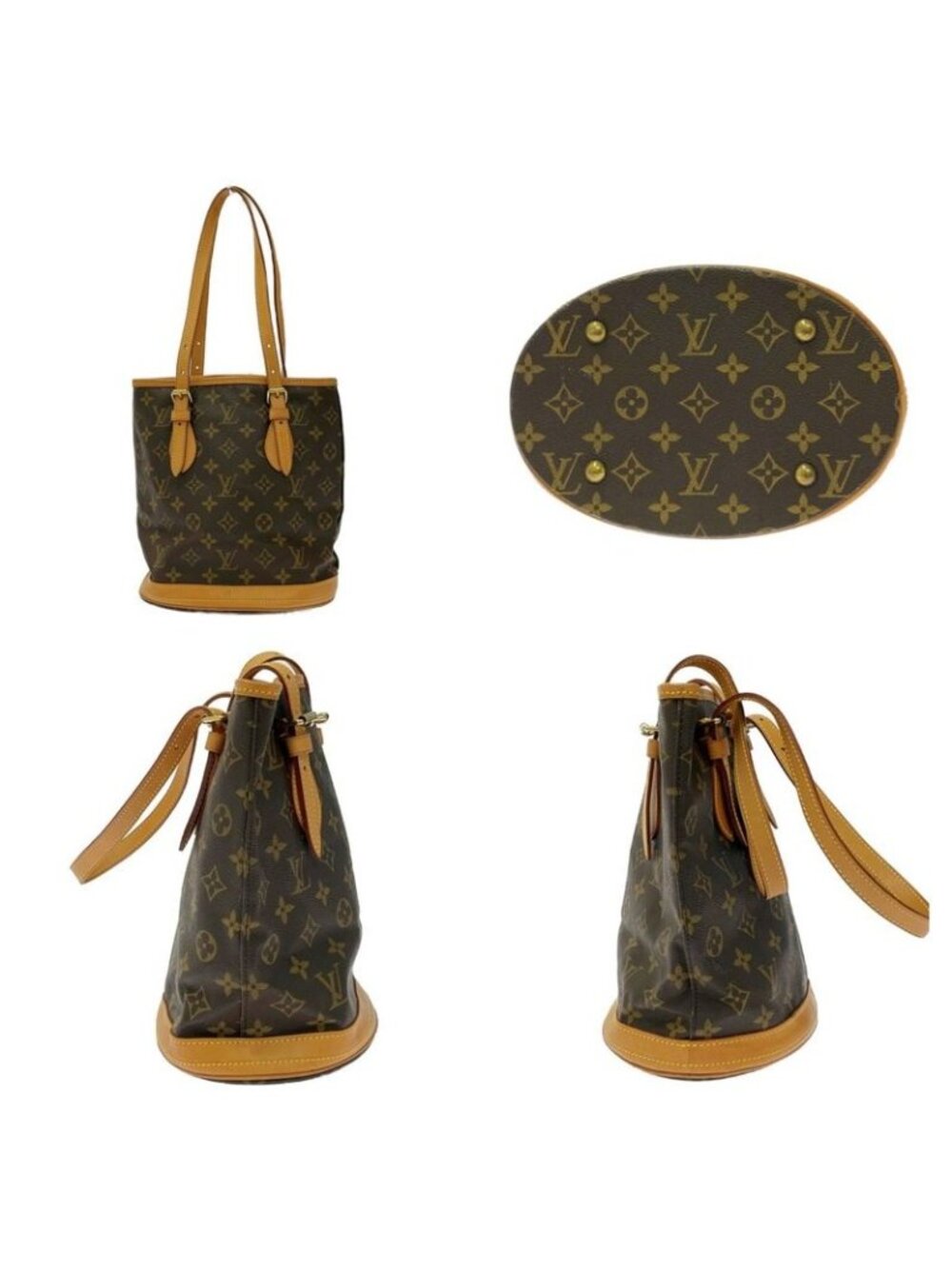 Louis Vuitton Monogram Petit Bucket PM Brown - Picture 4 of 10